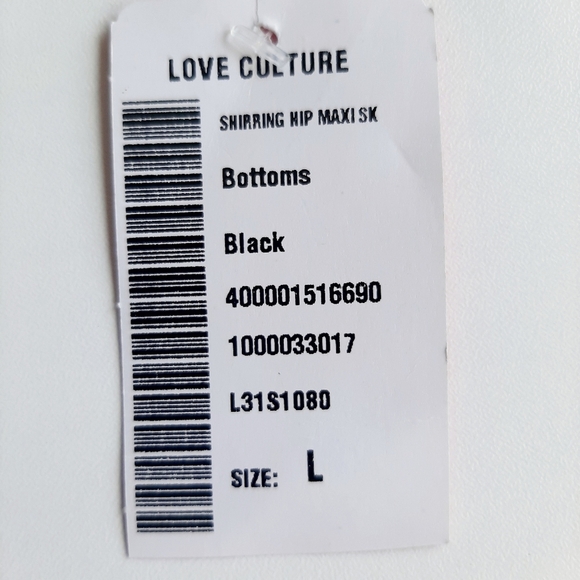 NWT LOVE CULTURE MAXI SKIRT - Picture 2 of 11